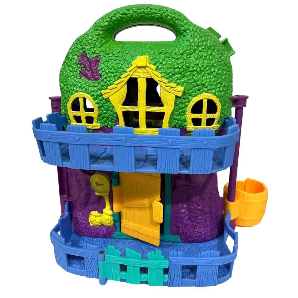 Winnie The Pooh 100 Acre Woods Playset Lot Vintage Characters Tree House 90s